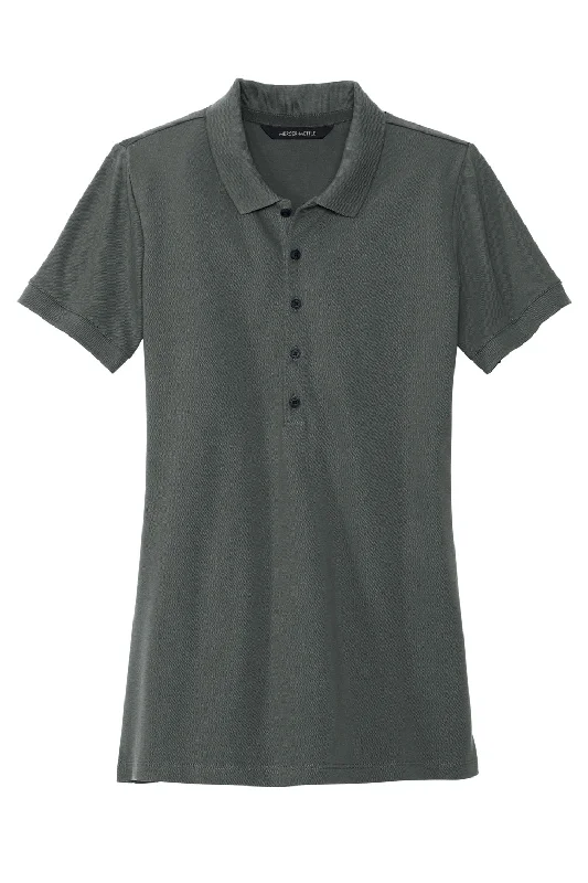 Mercer+Mettle Womens Moisture Wicking Short Sleeve Polo Shirt - Anchor Grey