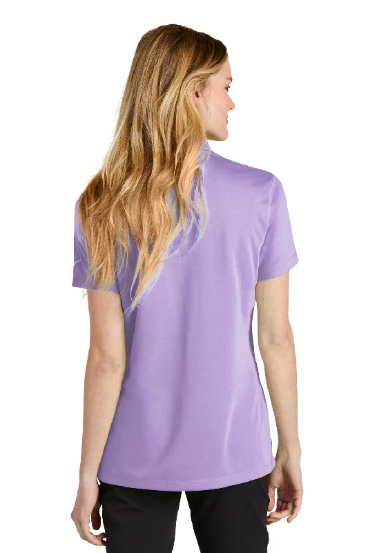 Nike Womens Dri-Fit Moisture Wicking Micro Pique 2.0 Short Sleeve Polo Shirt - Urban Lilac Purple