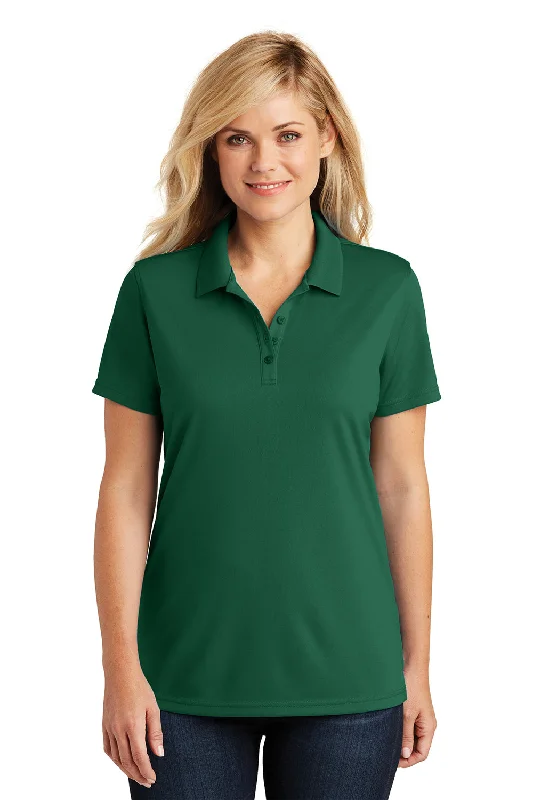 Port Authority Womens Dry Zone Moisture Wicking Short Sleeve Polo Shirt - Deep Forest Green