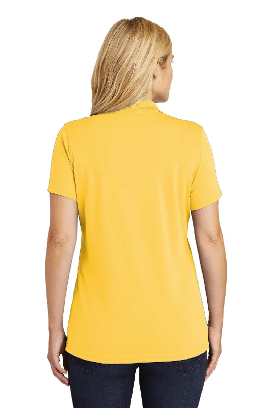 Port Authority Womens Dry Zone Moisture Wicking Short Sleeve Polo Shirt - Sunburst Yellow