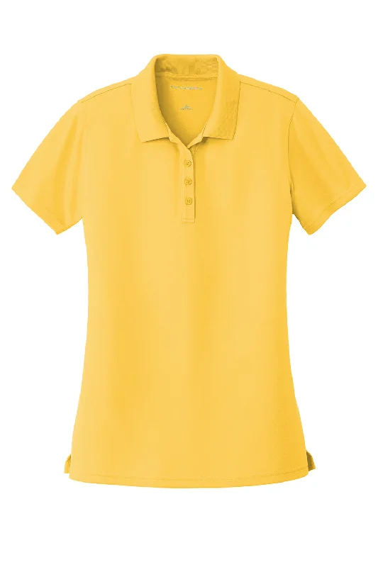 Port Authority Womens Dry Zone Moisture Wicking Short Sleeve Polo Shirt - Sunburst Yellow