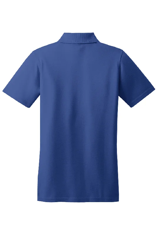 Port Authority Womens Moisture Wicking Short Sleeve Polo Shirt - Royal Blue