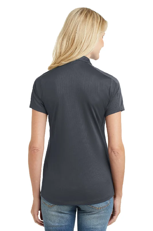 Port Authority Womens Moisture Wicking Short Sleeve Polo Shirt - Graphite Grey