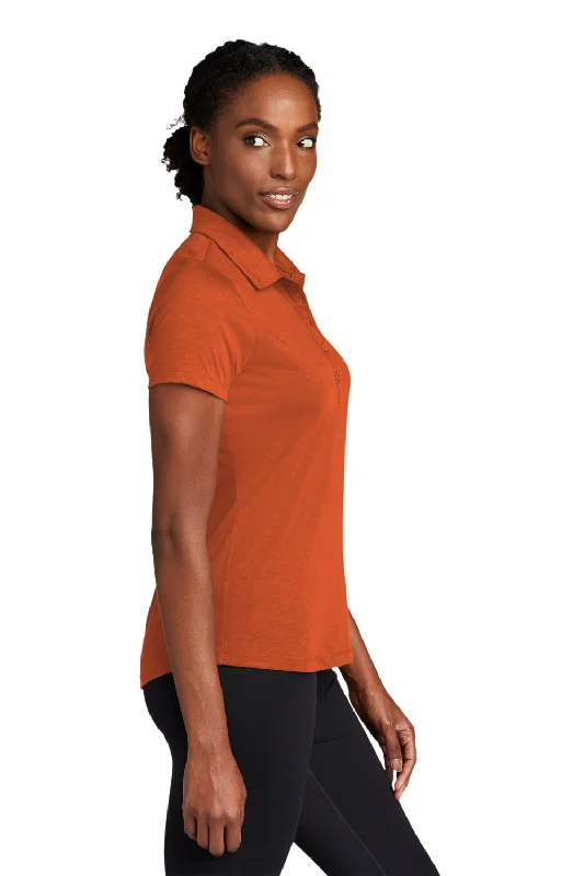 Sport-Tek Womens Strive Moisture Wicking Short Sleeve Polo Shirt - Texas Orange