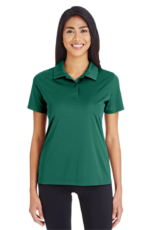 Team 365 Womens Zone Performance Moisture Wicking Short Sleeve Polo Shirt - Forest Green