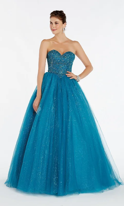Alyce Paris 60381 - Embellished Sweetheart Bodice Tulle Ballgown